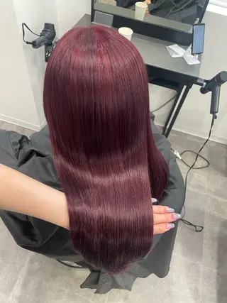 ロング カラー 🎀暖色/ラベンダー /paru🤍のヘアスタイル