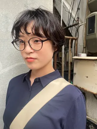 ショート さの あやねのヘアスタイル
