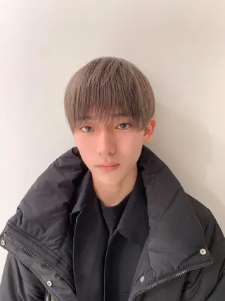 ショート カラー メンズ [渋谷美容師] 玲弥のヘアスタイル