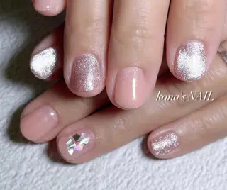 ネイル かな/40代からの カジュアルネイルのネイルデザイン