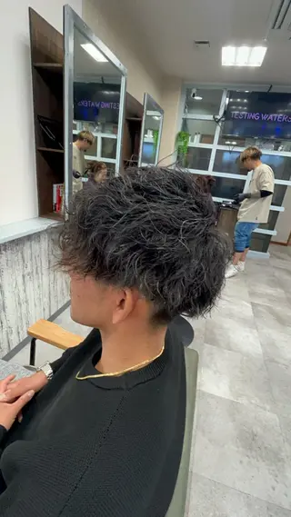 ミディアム パーマ メンズ gracias所属・GRACIAS 本店 店長　植田のヘアスタイル