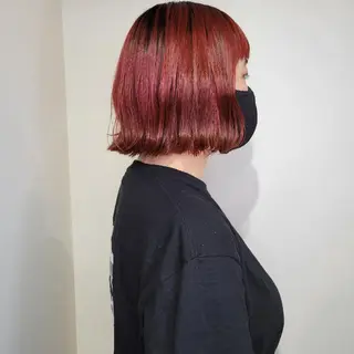 ショート 🇰🇷透明感×ハイ トーン🌟tomoのヘアスタイル