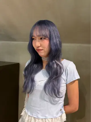 ロング mei🪽 カラーモデルのヘアスタイル