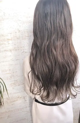 ロング カラー ケアブリーチ /髪質 改善/古橋圭史郎のヘアスタイル