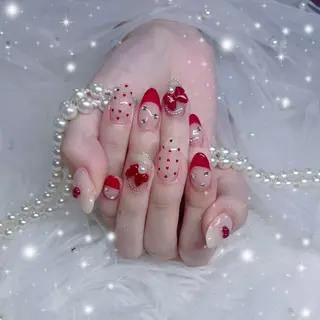 ネイル パーツ全部¥110 サロンミミのネイルデザイン