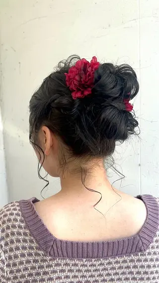 ヘアアレンジ 永田 彩華のヘアスタイル