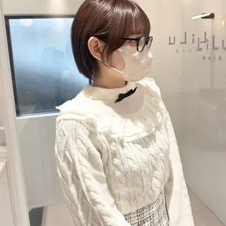 ショート カラー お洒落パーマ/ 艶カラー/michiのヘアスタイル