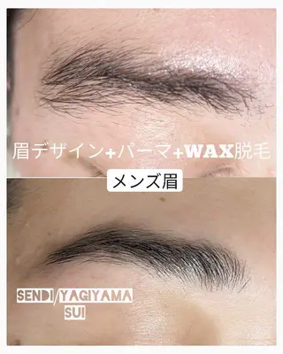アイブロウ メンズ SUI. Eye brow@KUMIの眉毛・アイブロウイメージ
