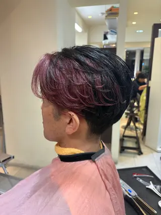 カラー メンズ 鳥ちゃん🐥/カラー /西中島/新大阪のヘアスタイル