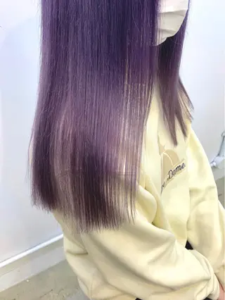 セミロング カラー ヘアアレンジ 🎀暖色カラー🎀 ♡yurika♡のヘアスタイル