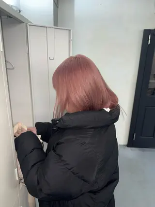 ミディアム 【柏】美髪矯正× ハイトーン💫だいちのヘアスタイル