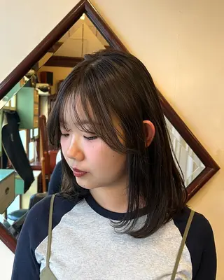 ミディアム Nidée 🎀 ayanoのヘアスタイル