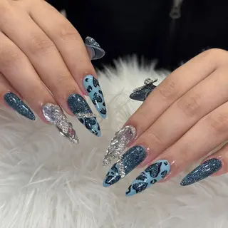 ネイル hami🎀うかん 🎀チップ長さ出しのネイルデザイン