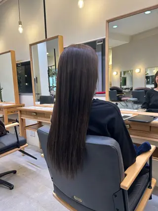 ロング カラー 村上 一葉のヘアスタイル