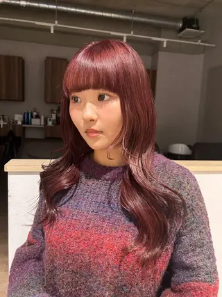 カラー ♡ハイトーン★ ネイル/しの♡のヘアスタイル