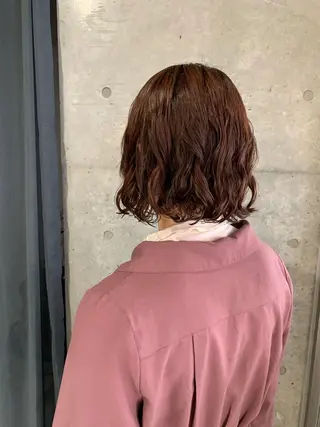 パーマ ボブパーマコテ巻き風 パーマNo1深江秀平のヘアスタイル