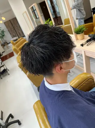 ショート メンズ 峯 渉人のヘアスタイル