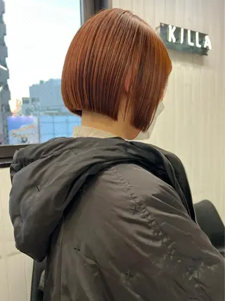 ショート カラー 🧸艶々韓国ヘア 🧁mizunaのヘアスタイル