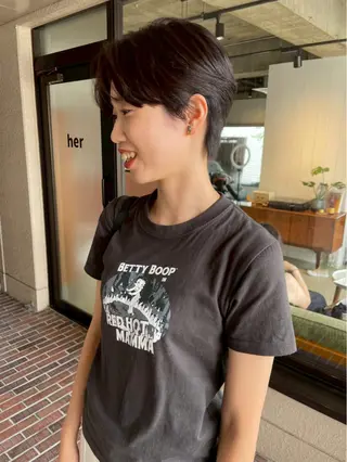 ショート her所属・kaito /都立大学herのヘアスタイル