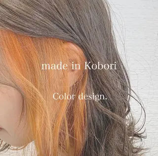 ミディアム カラー ANLY.meijijingumae所属・レイヤーカット/ 前髪顔周りカットのヘアスタイル