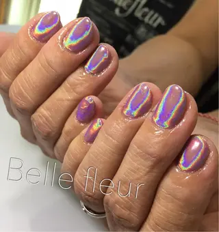 ショート ネイル Belle fleurのネイルデザイン