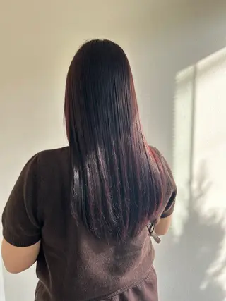 ロング カラー 種部 有紗のヘアスタイル