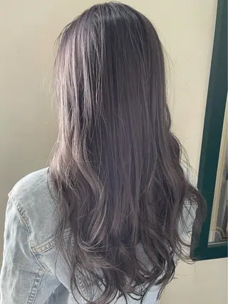 ロング カラー hair design NORM所属・吉田裕太/ハイライト ダブルカラーのヘアスタイル