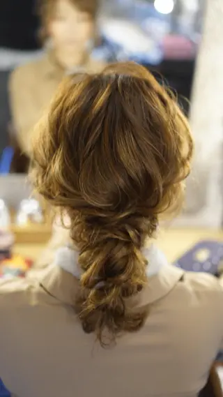 ショート カラー ヘアアレンジ hair make  Lucciのヘアスタイル