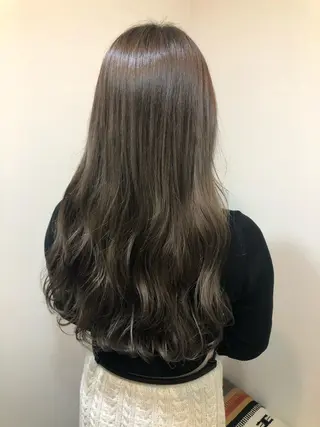 ロング カラー 女性リピ90%🍨 🩷佐藤みずきのヘアスタイル