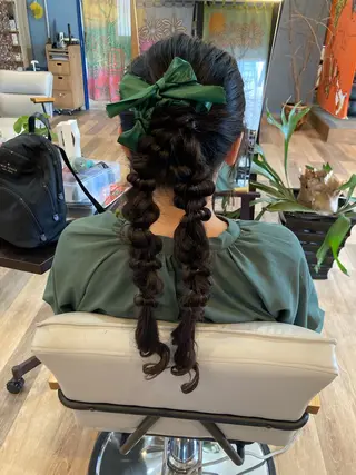 ロング 中野 紹江のヘアスタイル