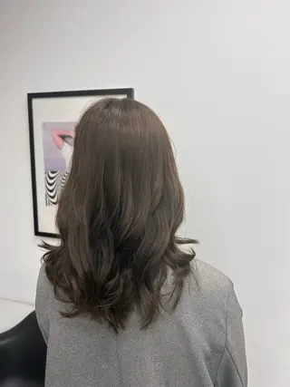 ミディアム カラー カラーモデル募集中 新潟万代/こたろ🐯のヘアスタイル