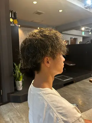 ショート パーマ メンズ BARBES TOKYO SOUTH所属・🤎💇🏻‍♀️✨ /万尋　マヒロのヘアスタイル