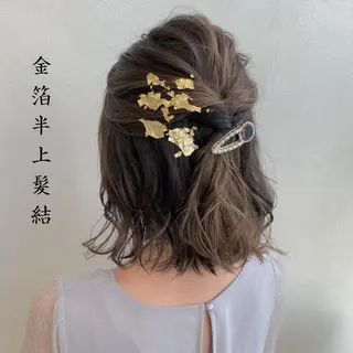 ミディアム ヘアアレンジ メンズ指名多数!! SiLO 田島のヘアスタイル