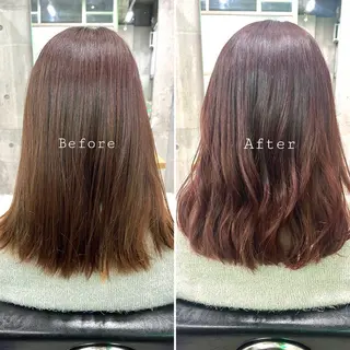 ミディアム カラー 🤲ヘッドスパ🤲 たにぐちあつし🤲のヘアスタイル