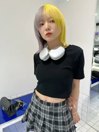 ショート カラー ダメージレスブリーチ 専門美容師/クワさんのヘアスタイル