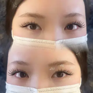 マツエク・マツパ Teddy🧸Nail Eyebrow SALON所属・Teddy🧸 _MIZUKIのマツエク・マツパデザイン