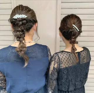 ヘアアレンジ ツチダ カホのヘアスタイル