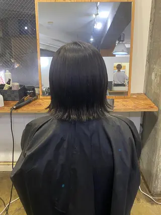 ショート カラー ブリーチカラーと、髪 質改善。HARUKAのヘアスタイル