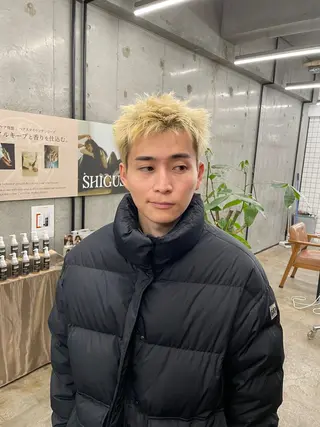 ショート カラー メンズ men's 特化 ✨ソウタのヘアスタイル