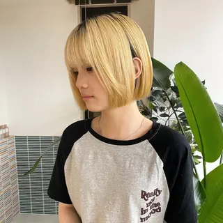 ショート ブリーチ矯正/ ブリーチ特化mikaのヘアスタイル