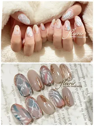 ネイル フルリール 【プライベートサロンのネイルデザイン