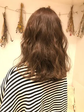 セミロング カラー はだゆうき @hadadan08のヘアスタイル