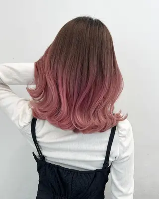 ミディアム カラー 【公式】amble luxe 中野のヘアスタイル