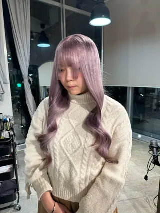 ロング カラー 💜ハイトーン💛 マジカルかいちゃんのヘアスタイル