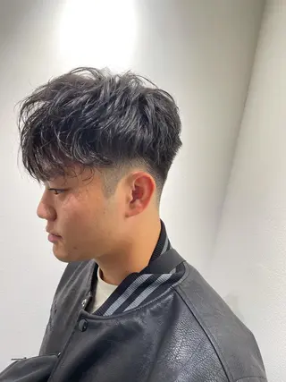 ショート パーマ メンズ ボブ美容師 /馬場 翼のヘアスタイル