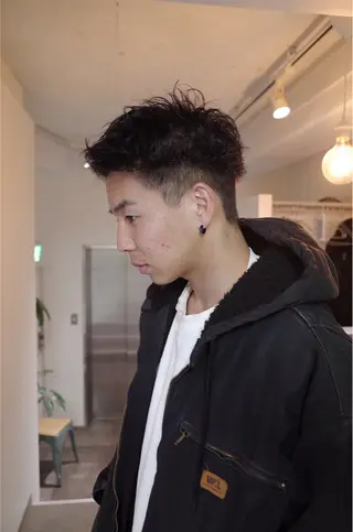 ショート メンズ 髪質改善/ブリーチ EITOのヘアスタイル