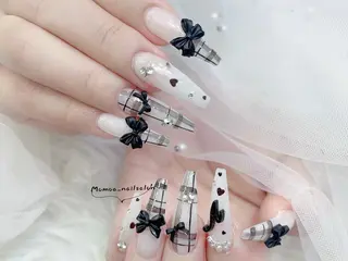 ネイル MoMoA Nail ネイル長さ出し専門店のネイルデザイン