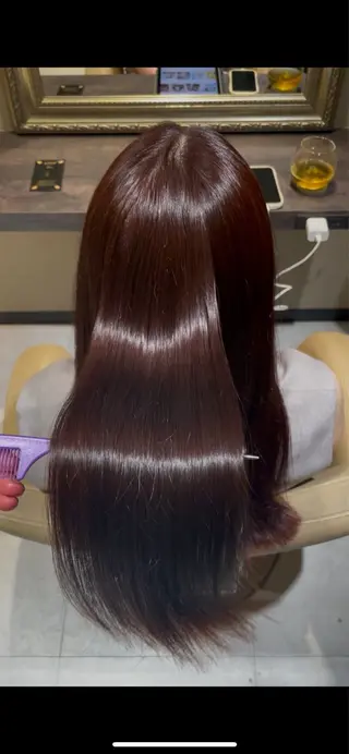 ロング 大藤 彩のヘアスタイル