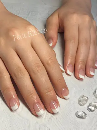 ネイル ネイルPetit Ribbonのネイルデザイン