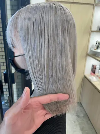 ショート カラー 城　健太郎 💎ハイトーンのヘアスタイル